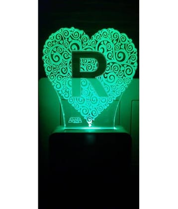 SUPER AJANTA - Multicolor Night Lamp ( Pack of 1 )