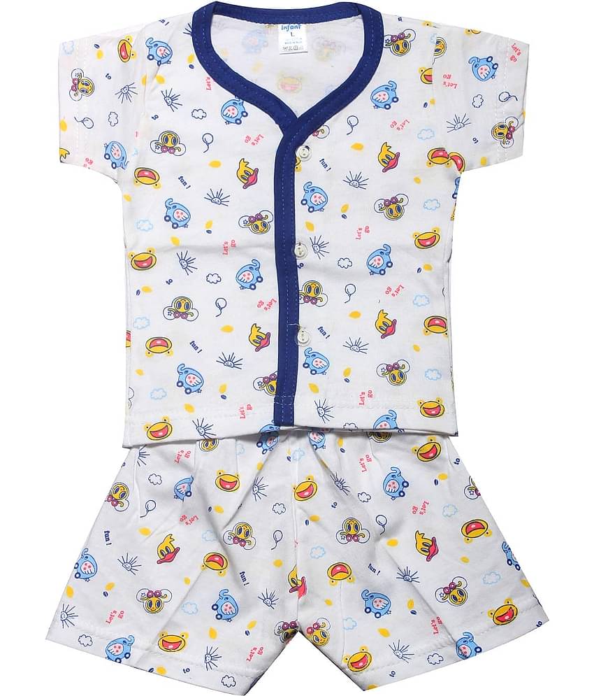 INFANT Unisex for Baby 100% Cotton T Shirts & Shorts ( Multi )