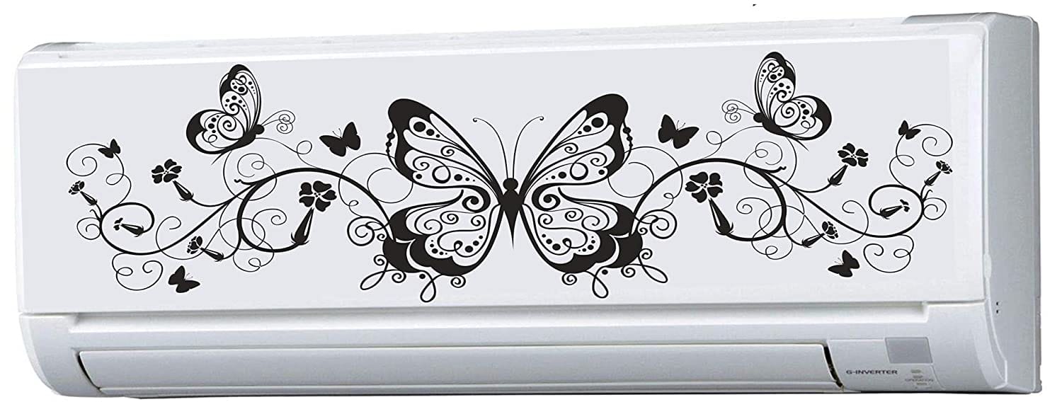 DreamKraft Decorative AC Air Conditioner Sticker (91 cm X 27 cm)