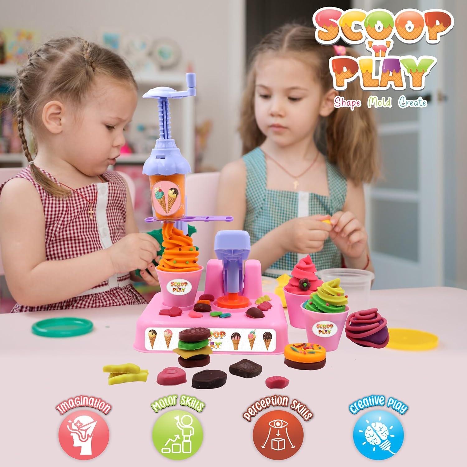 Scoop n Play, Play Dough Ice Cream Maker Set