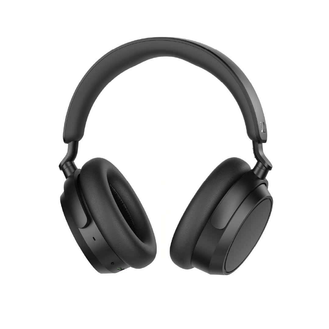 Sennheiser ACCENTUM Plus Wireless Over Ear Headphones,German Design,Adaptive ANC,50H Battery,Sound Personalization,Touch Control,Multipoint Connectivity,Clear Calls,10Min Charge = 5H,2Y Warranty,Black Sennheiser ACCENTUM Plus Wireless Over Ear Headphones