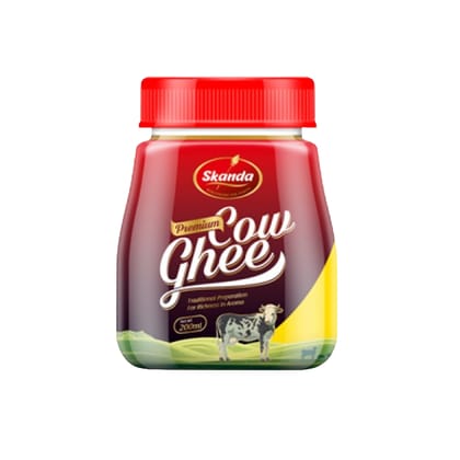 Skanda Premium Cow Ghee 200 Ml Jar