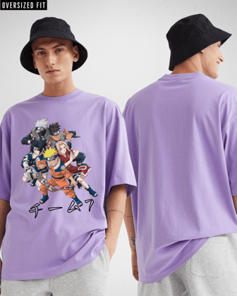 Team 7 Lavender Oversized tshirt-M