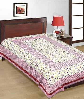 Uniqchoice Cotton Double Bedsheet ( Multi )