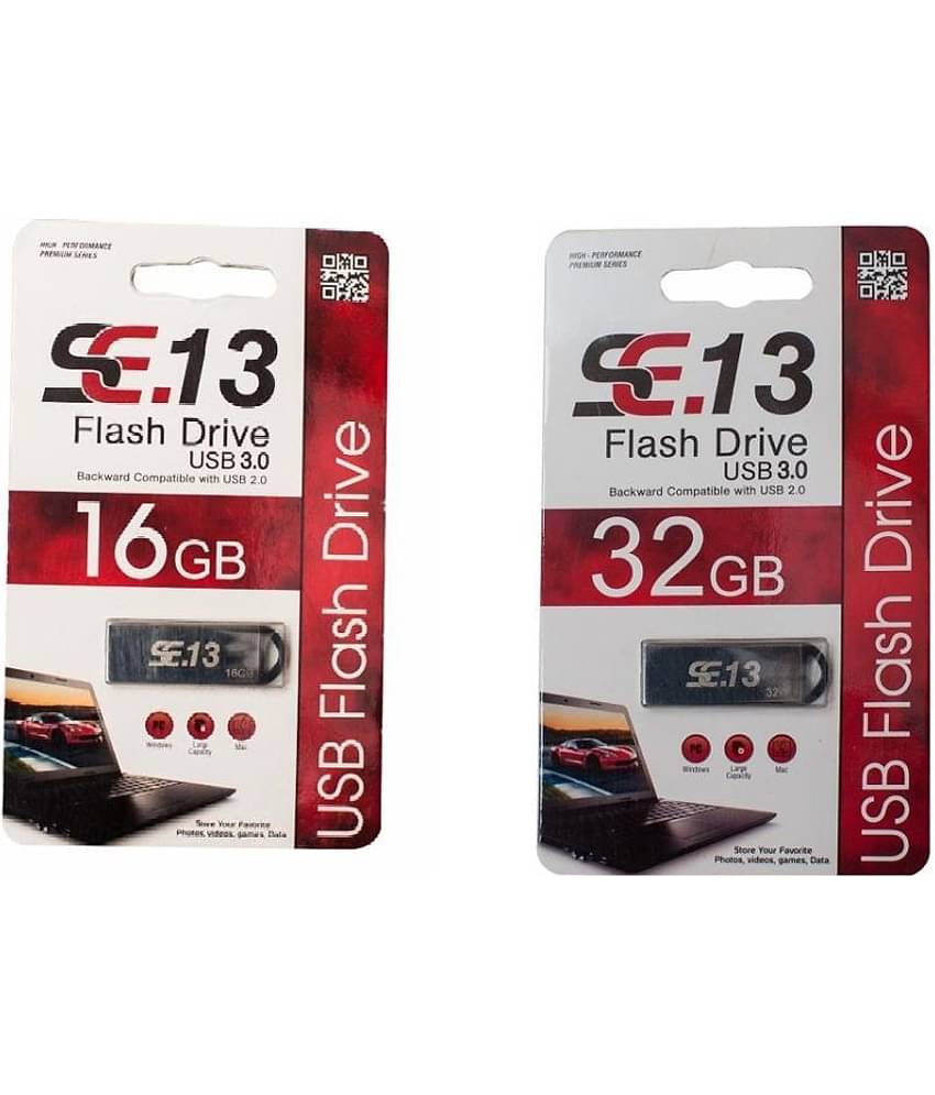 SE.13 16GB & 32GB FLASH PENDRIVE USB 3.0 (COMBO PACK)