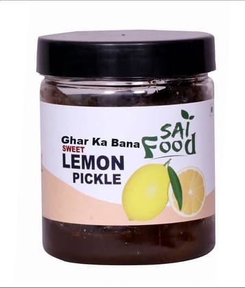 SAi Food GHRA KA BANA Masalo Se Bana Chatpata Sweet Moon Lemon Pickle Nimbu Ka Achar Pickle 250 g