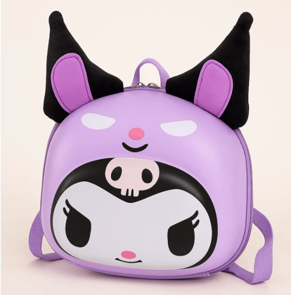 Kuromi 3D Hardshell School Bag for Girls  Travel & Kids Backpack