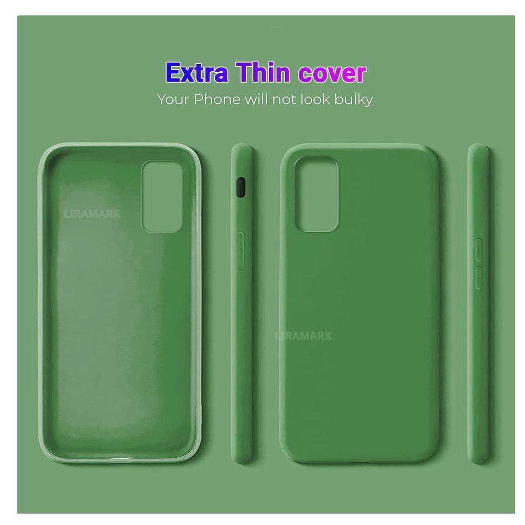 LIRAMARK Liquid Silicone Soft Back Cover Case for OnePlus Nord 2 5G