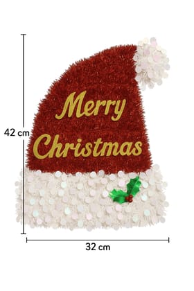 Merry Christmas Santa Hat Wall Décor Merry Christmas Santa Hat Wall Décor