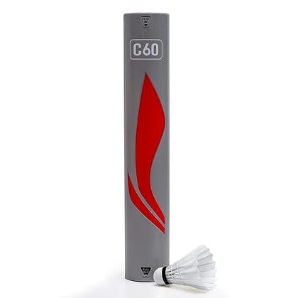 Li-Ning C60  BADMINTON COCK FEATHER (Size - 76 SPEED) by Total Sporting And Fitness Solutions Pvt Ltd
