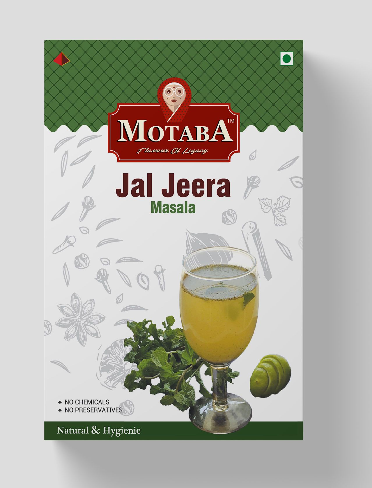 MOTABA Jal Jeera Masala, 100 gm