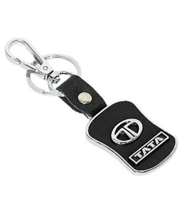 TATA Leather Metal Hook Locking Key Chain