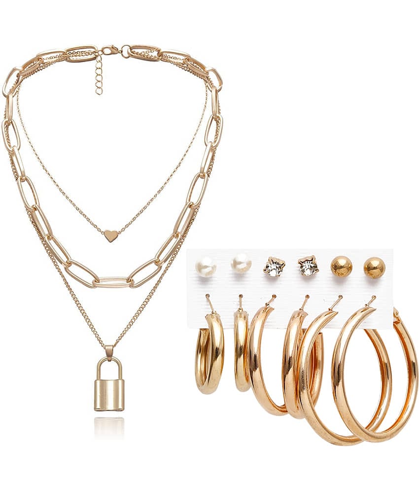 YOUBELLA Golden Body Chain ( Pack of 1 )