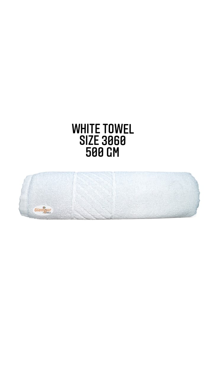 White Towel ( Colour - White )
