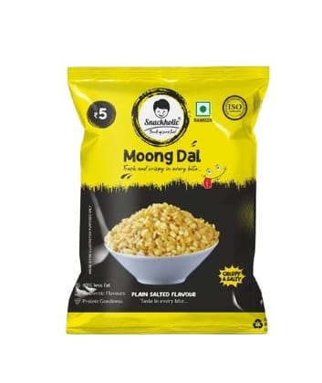 Snackholic Moong Dal (Salted) | Fried Split Green Gram | Light Savory Snack Snackholic Moong Dal (Salted) | Fried Split Green Gram | Light Savory Snack