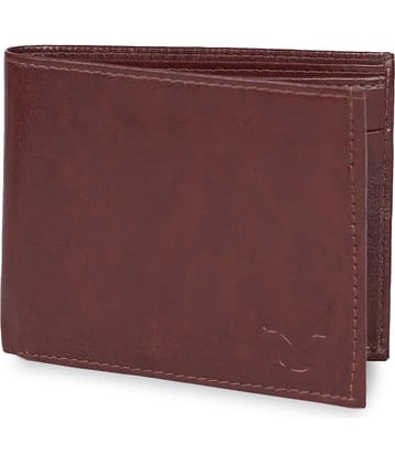 CIMONI Brown Leather Men's Two Fold Wallet ( Pack of 1 )