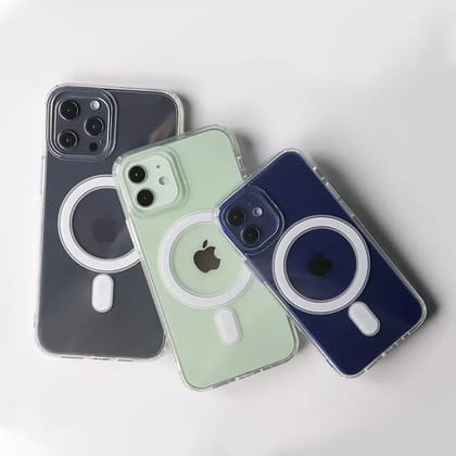 MagSafe Transparent Shockproof Clear Case for iPhone 12 Mini Cover-iPhone 12 Mini