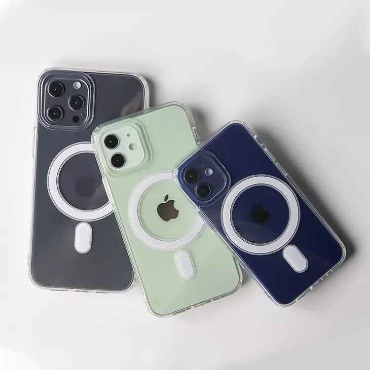 MagSafe Transparent Shockproof Clear Case for iPhone 12 Mini Cover-iPhone 12 Mini