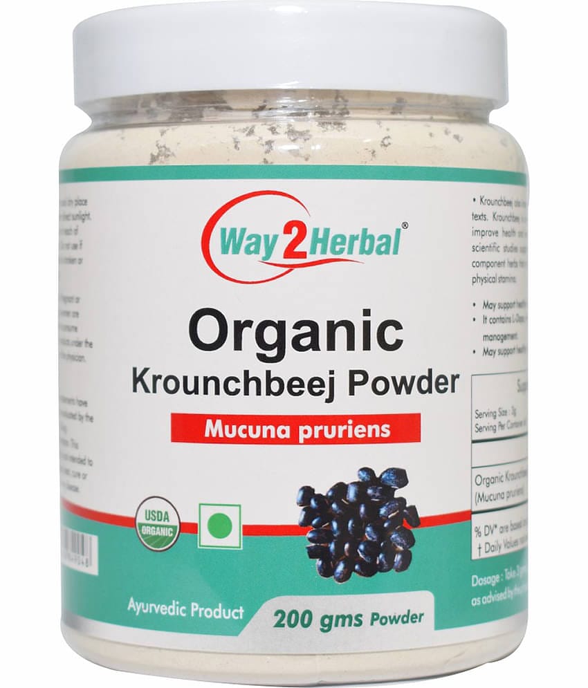 Way2Herbal Organic Krounchbeej Powder 200 Gm Pack of 1