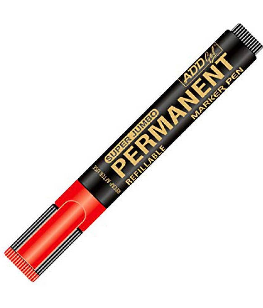 Add Gel PM-RED-PK20 Red Add Gel Permanent Marker 20 Markers Pens (RED)