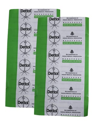 Dettol Medicated Plaster Bandage 10 Pcs