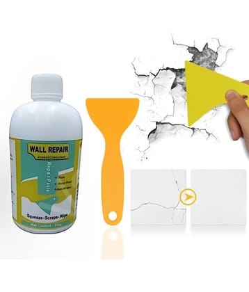 Wall Repair Paste Paint Wall Putty Paste Crack Filler for Walls and Joints Wall Mending Agent Wall Crack Repair Paste Damage Wall Crack Filler Paste Waterproof Wall Hole Filler (250gm, White)