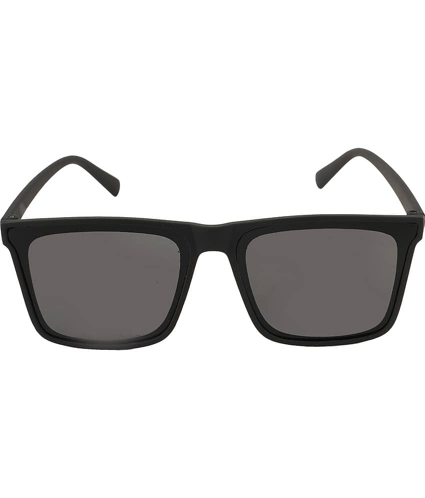 Bayberry Black Square Sunglasses ( Pack of 1 )