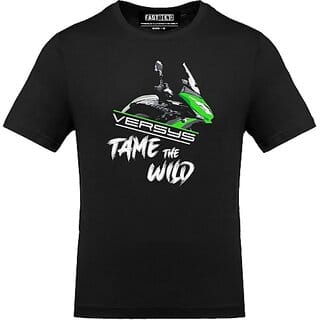 FastB Men Typography Round Neck Black T-Shirt