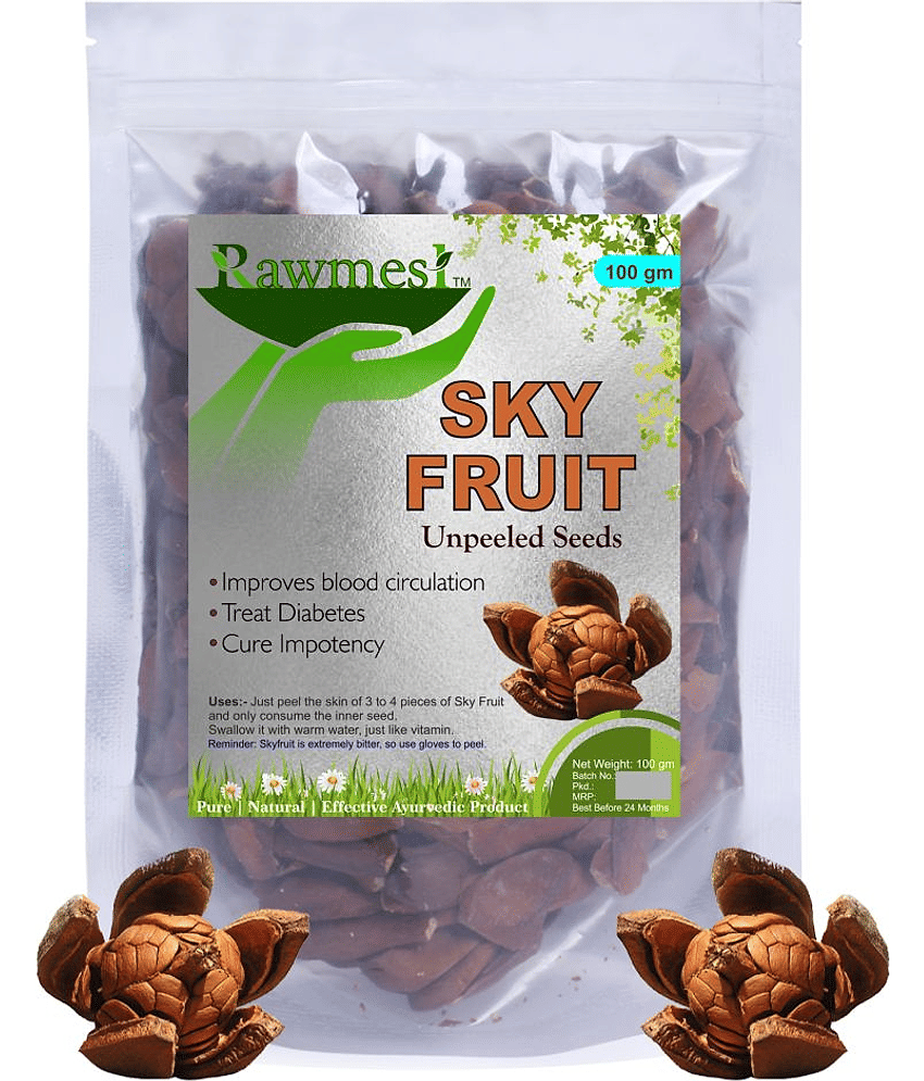Rawmest Sky Fruit Seed, 100 Gm | Anti-Diabetic Herbs