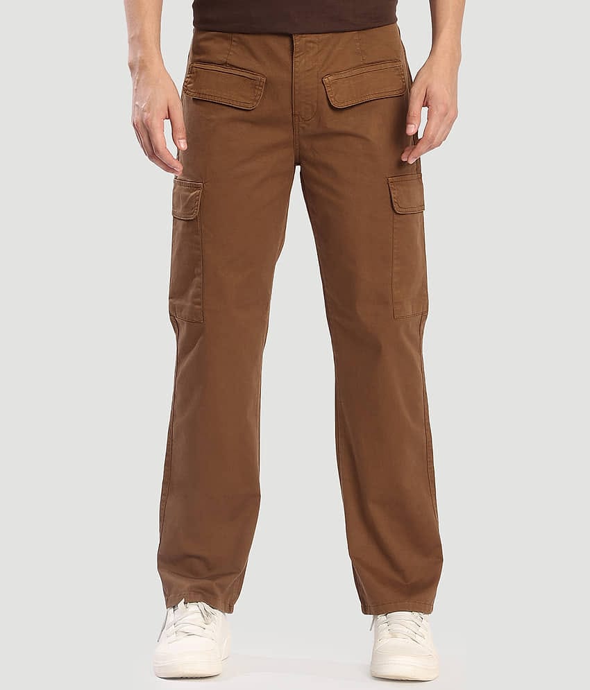 Bene Kleed Relax Men's Cargos - Brown ( Pack of 1 )