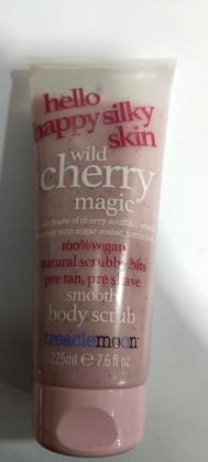 Hello Happy silky Skin Wild Cherry Magic Smooth Body scrub 
