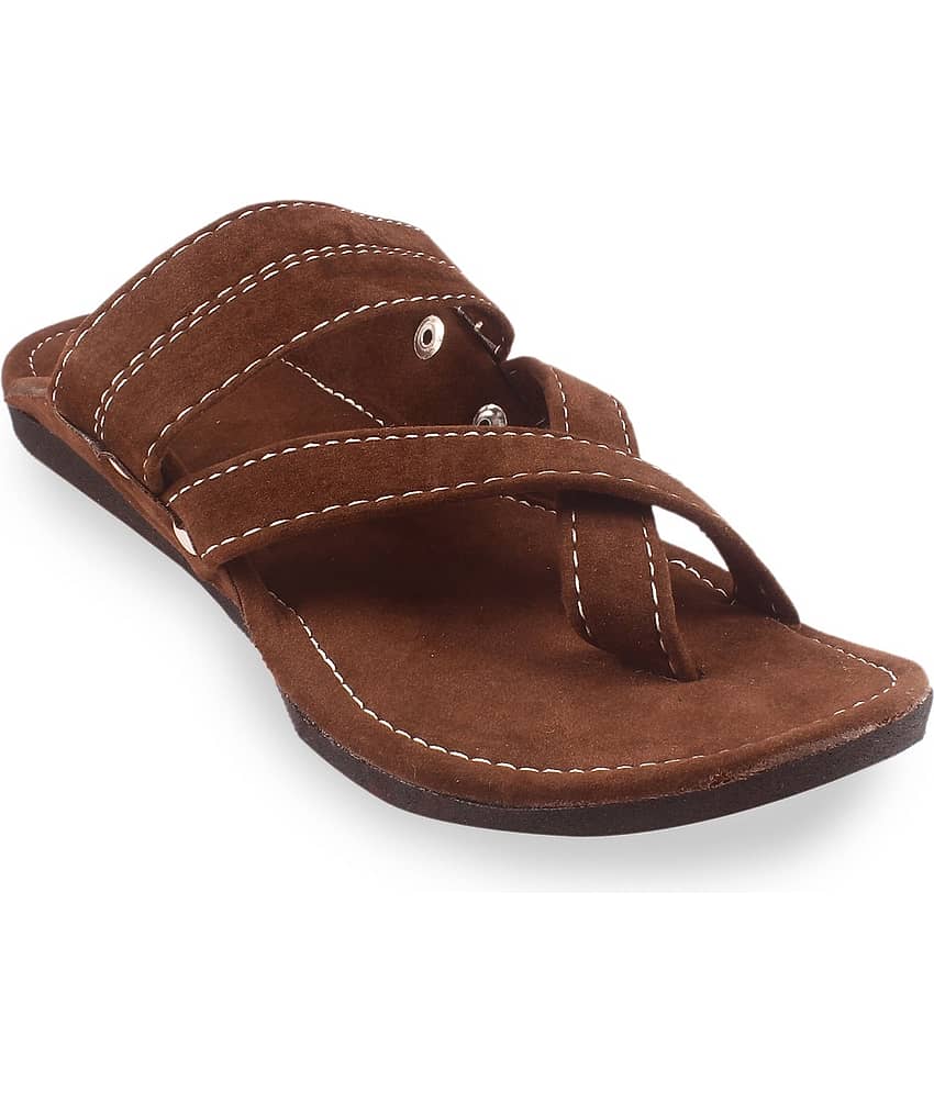 Apratim - Brown Men's Kolhapuris