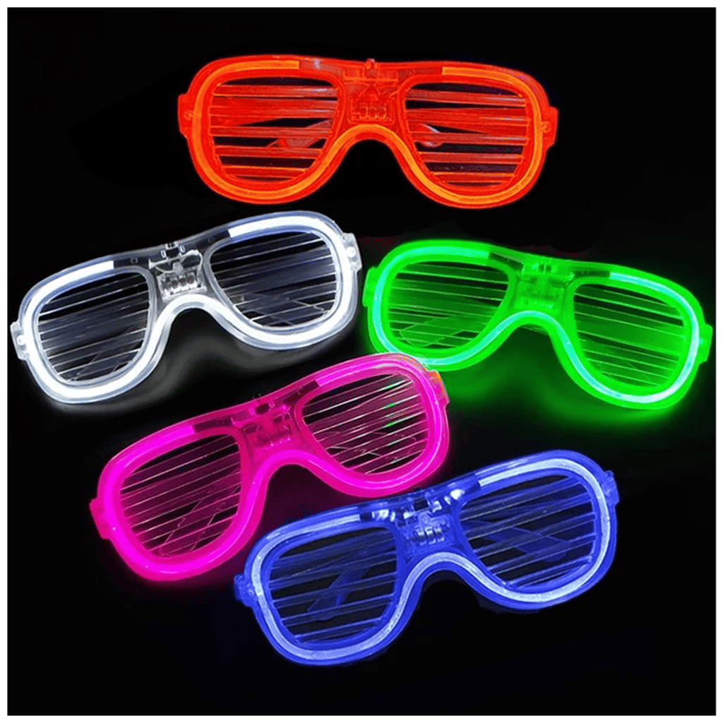 LED Round Wired Shades with Glowing LED Border - 1PC - Party and Festive Needs | Buy online on ZillyBuy