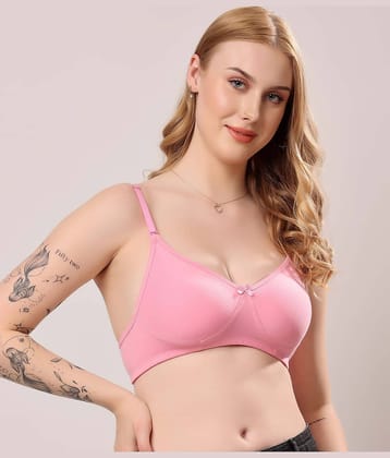 LONDON HILLS Pack of 1 Cotton Blend Non Padded Everyday Bra For Women ( Multicolor )