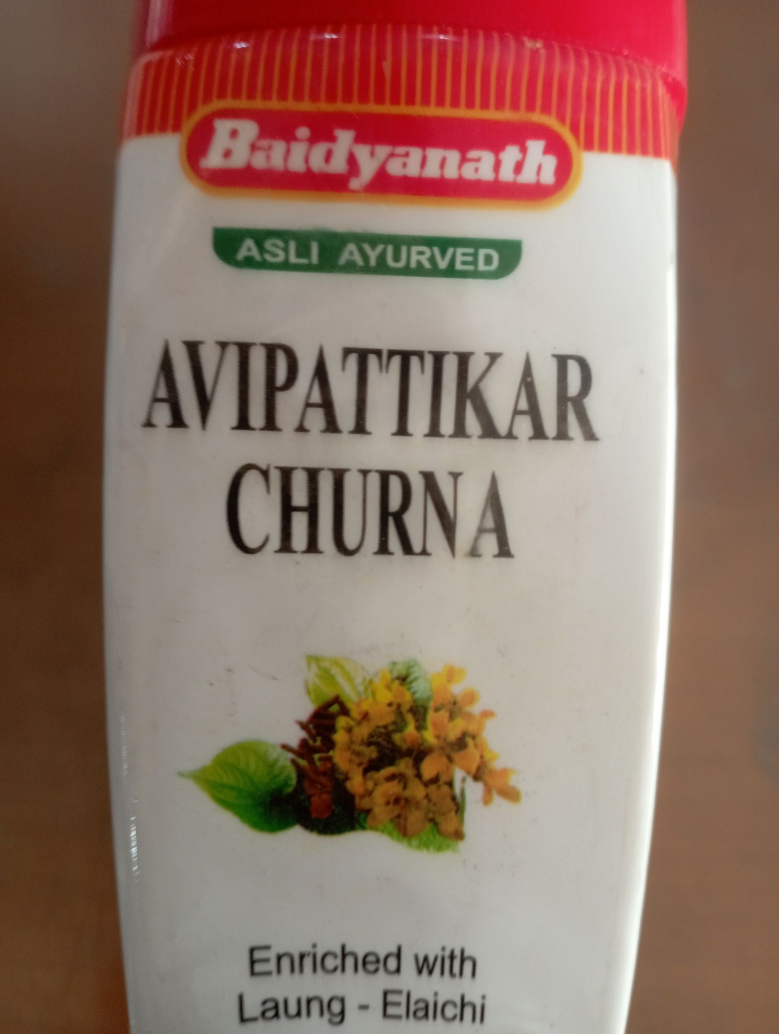 Baidyanath avipattikar churna enriched with laung elaichi