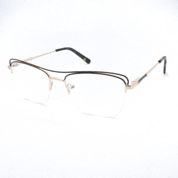 Lensoz Elite X Luxe Half Rim - Narrow - Golden & Black