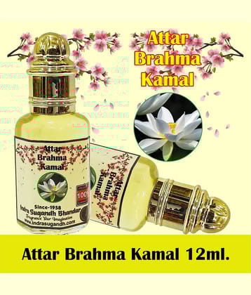 INDRA SUGANDH BHANDAR - Brahma Kamal Attar For Men & Women 12ml Pack Of 1