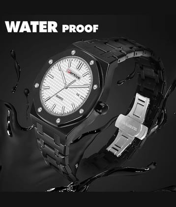 Trex Black Stainless Steel Analog Mens Watch