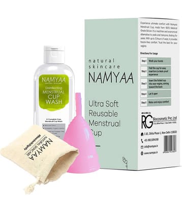 Namyaa Silicone Reusable Menstrual Cup Large ( Pack of 1 )