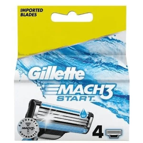 Gillette mach3 start 4 cartridges