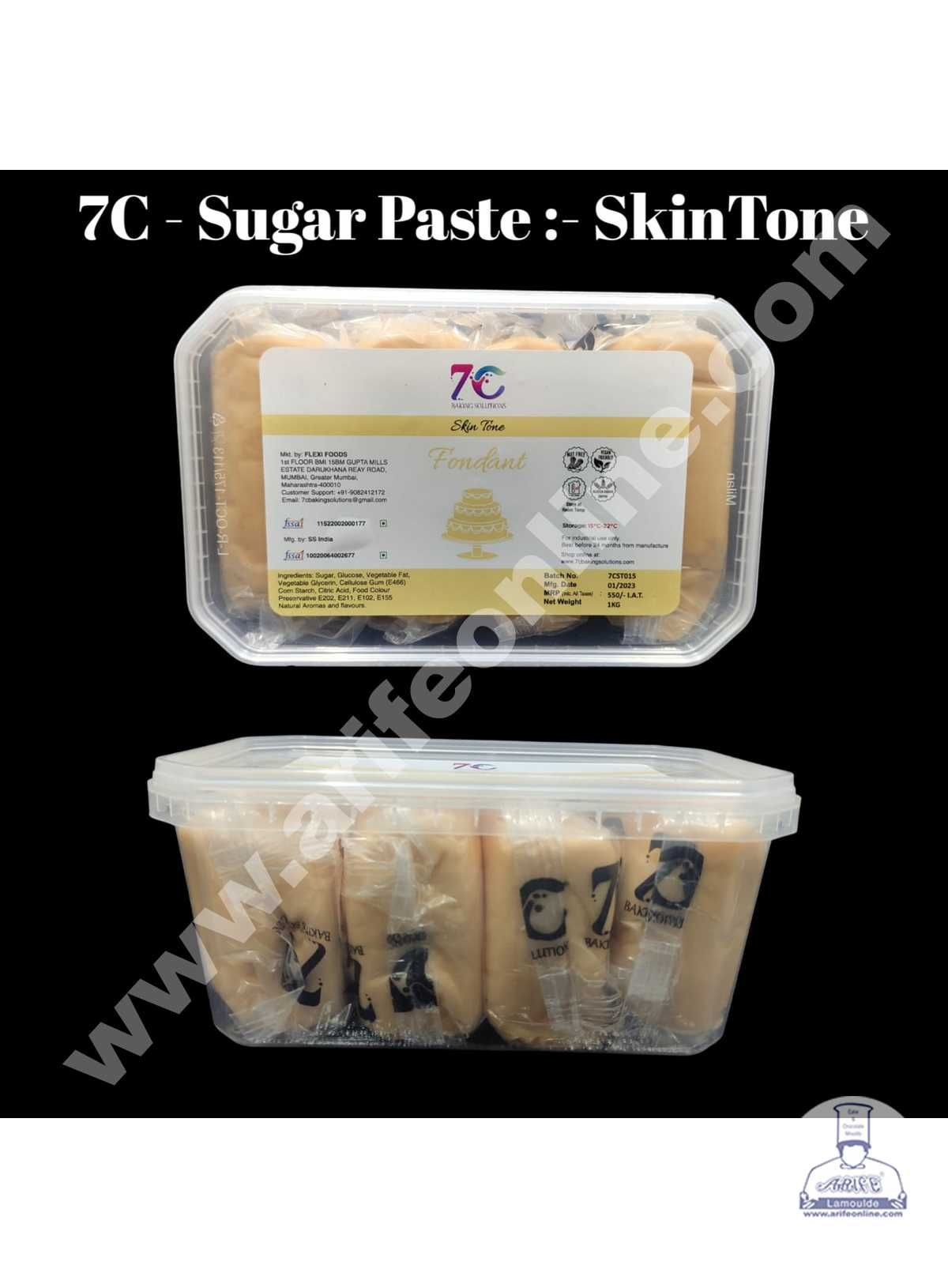 7C Fondant - Skintone (1 KG)