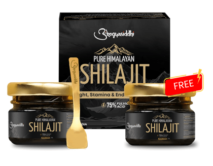 AROGYASIDDHI Pure & Original Himalayan Shilajit/Shilajeet Resin Buy 1 20g & Get 1 20g Free | Lab Tested | 75% Fulvic Acid AROGYASIDDHI Pure & Original Himalayan Shilajit/Shilajeet Resin Buy 1 20g & Get 1 20g Free | Lab Tested | 75% Fulvic Acid