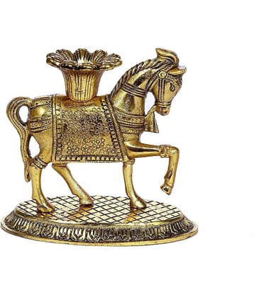 Fashion Bizz Feng Shui Horse Candle Holder Stand Vastu Gift Item Showpiece