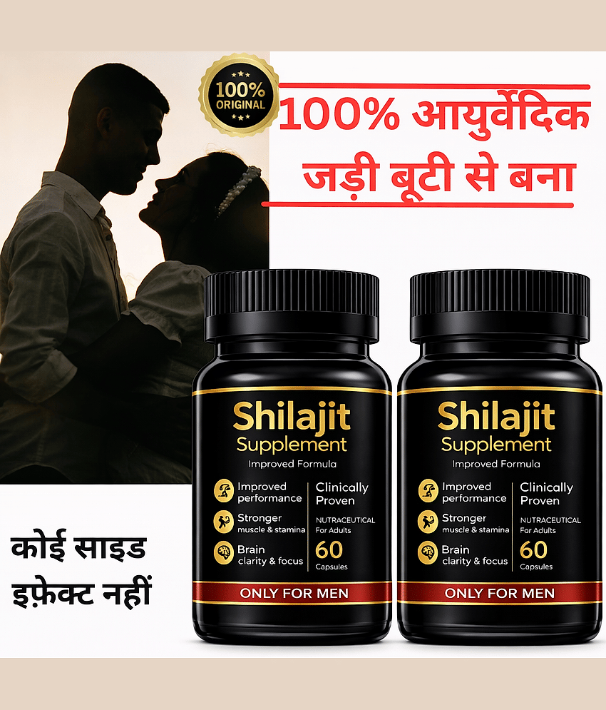 Natura Herbal Shilajit Capsule 60 No.s (Pack of 2)