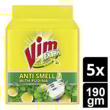 VIM ANTI SMELL PUDINA 5*190GM