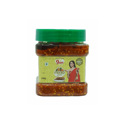 9am Mixed Pickle, 200 gm