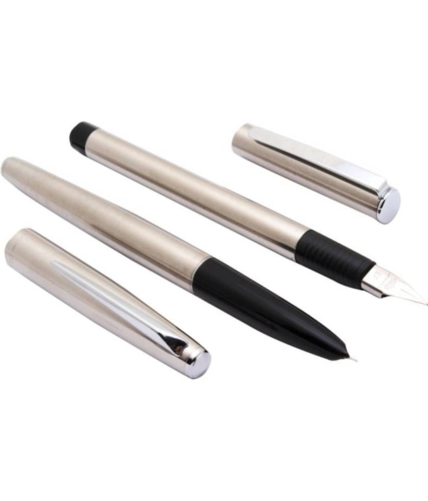 Srpc - Silver Fine Line Fountain Pen (Pack of 2)