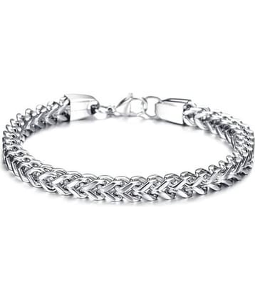 FASHION FRILL - Silver Bracelet ( Pack of 1 )