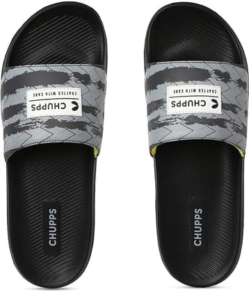 CHUPPS Black Men's Slide Flip Flop