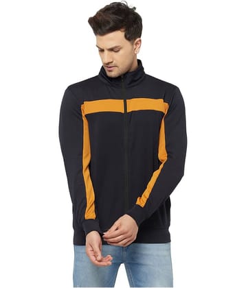 Glito - Navy Blue Polyester Blend Relaxed Fit Men's Casual Jacket ( Pack of 1 )